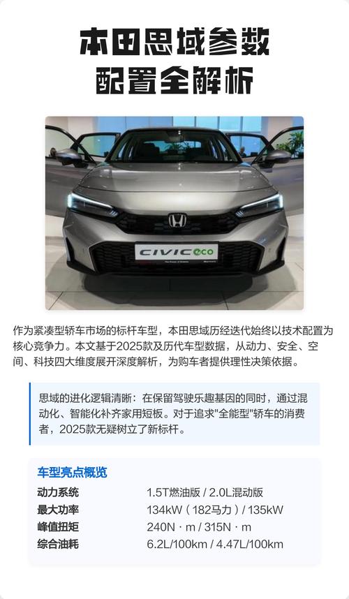 本田思域双擎混动／本田思域双擎报价配置