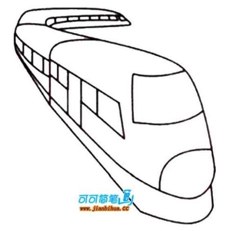 火车简笔画／中国火车简笔画