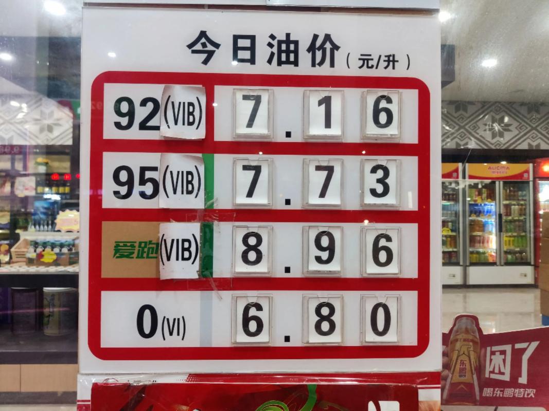 92今天多少钱一升汽油／今天92号汽油多少钱一斤