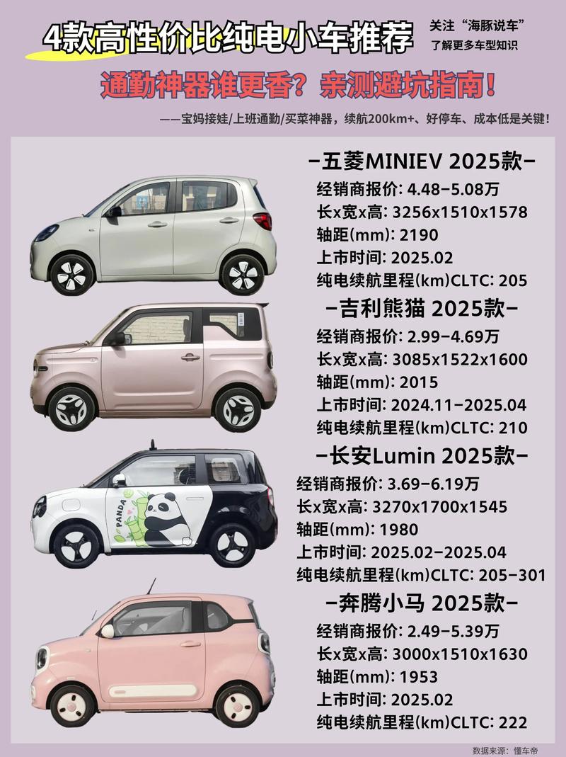 小型纯电动汽车价格表(小型电动汽车新款)