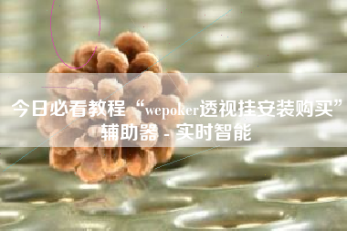 今日必看教程“wepoker透视挂安装购买	”辅助器 - 实时智能