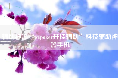 辅助神器“wepoker开挂辅助”科技辅助神器手机