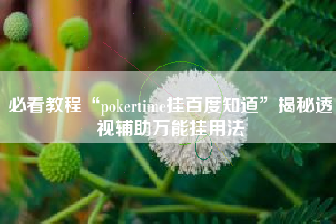 必看教程“pokertime挂百度知道”揭秘透视辅助万能挂用法