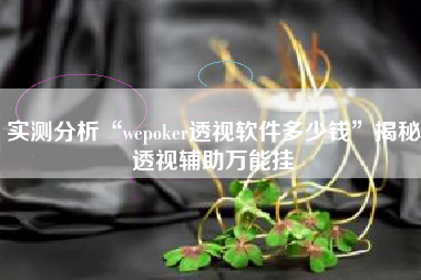实测分析“wepoker透视软件多少钱	”揭秘透视辅助万能挂